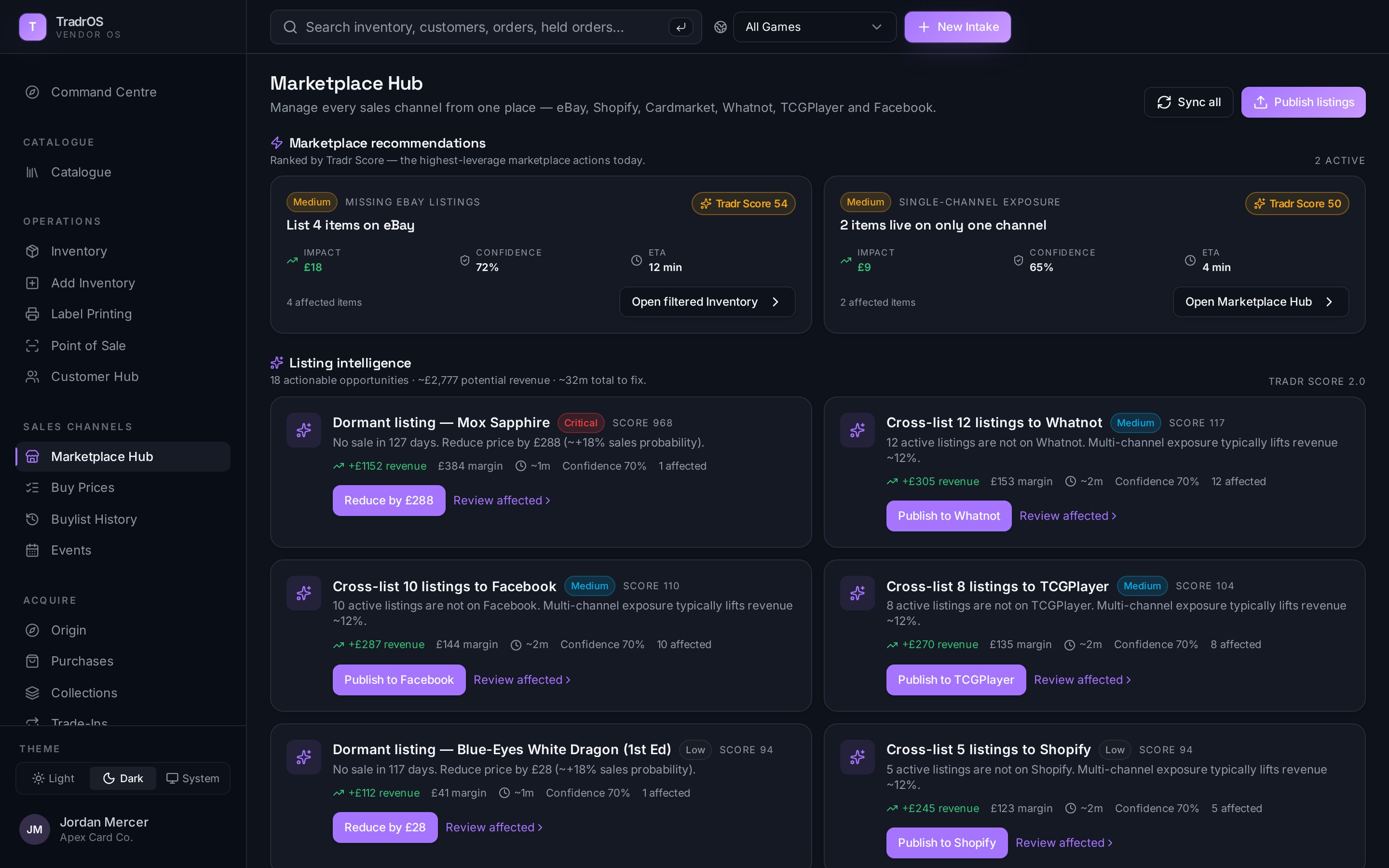 Marketplace Hub